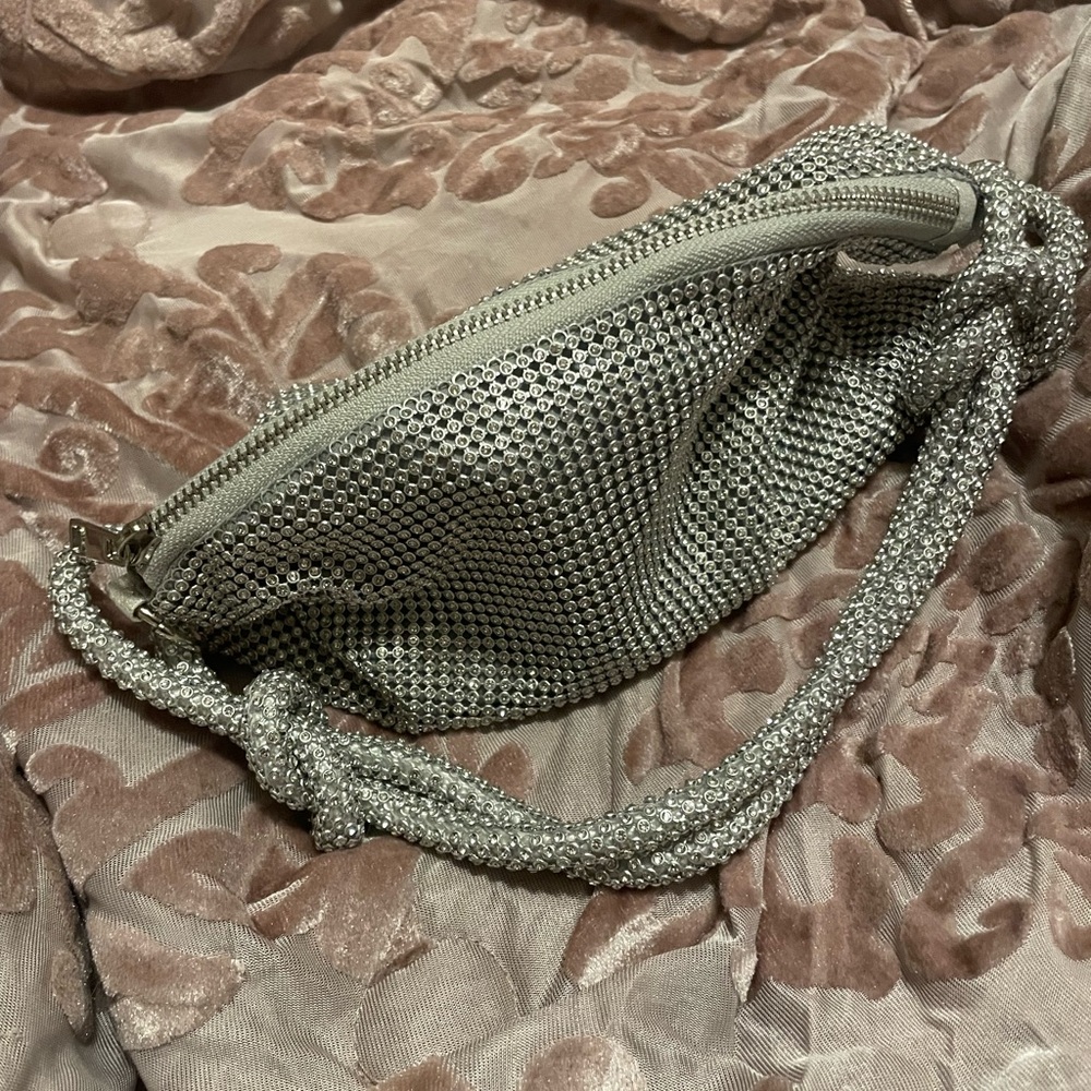 Elegant Silver Women's Bag